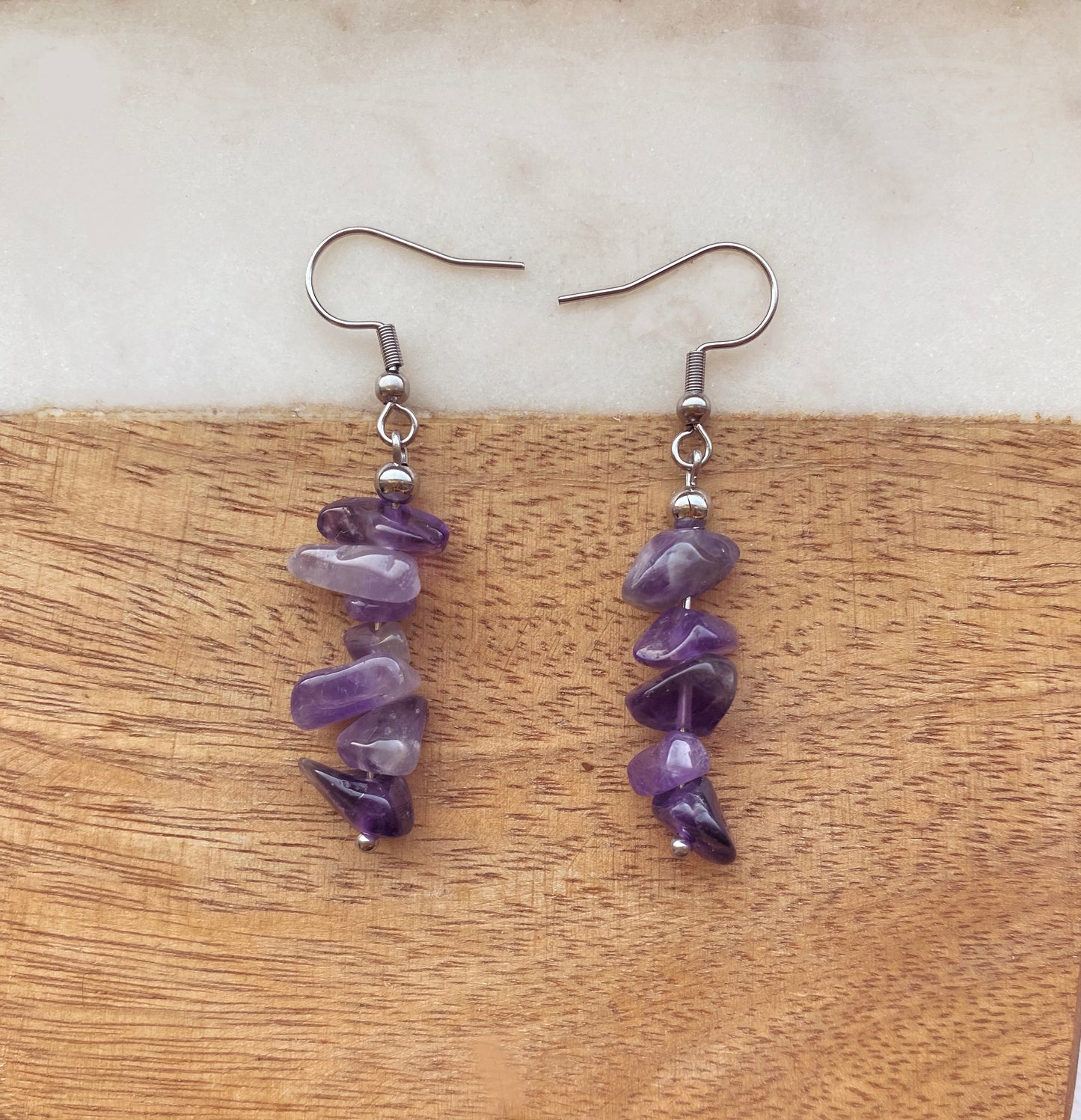 Amethyst Drop Earrings