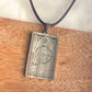 Tarot Wheel of Fortune Card Stainless Steel Necklace