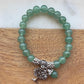 Tree of Life Healing Crystal Bracelet: Green Aventurine