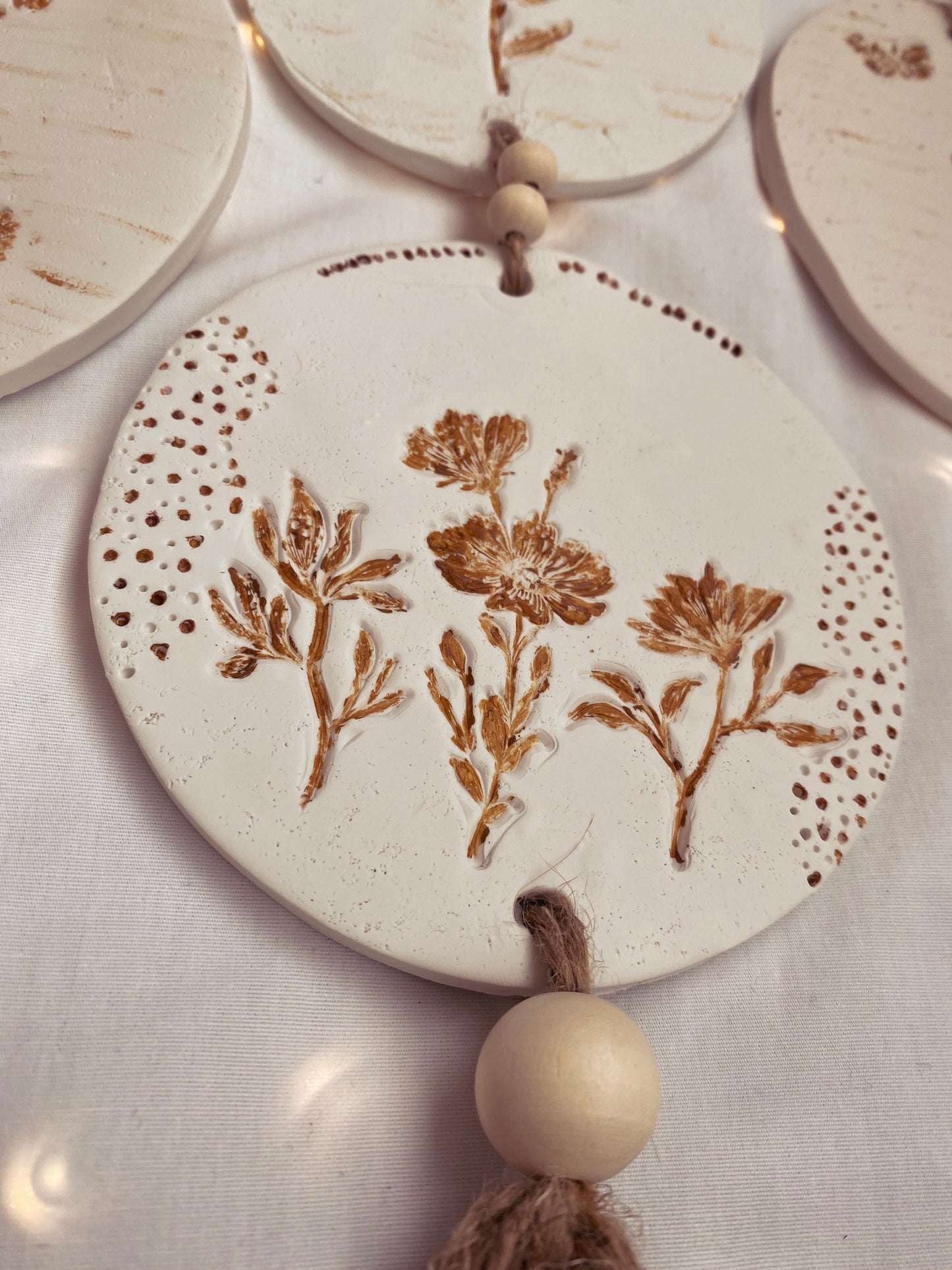 Floral Clay Tapestry