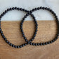 Double Beaded Crystal Bracelets: Black Tourmaline