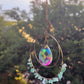 Moon Suncatcher: Green Fluorite