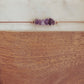 Crystal Chip Bracelet: Amethyst